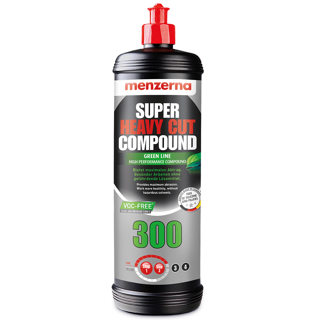 Menzerna Super Heavy Cut Compound 300, Green Line, 1L