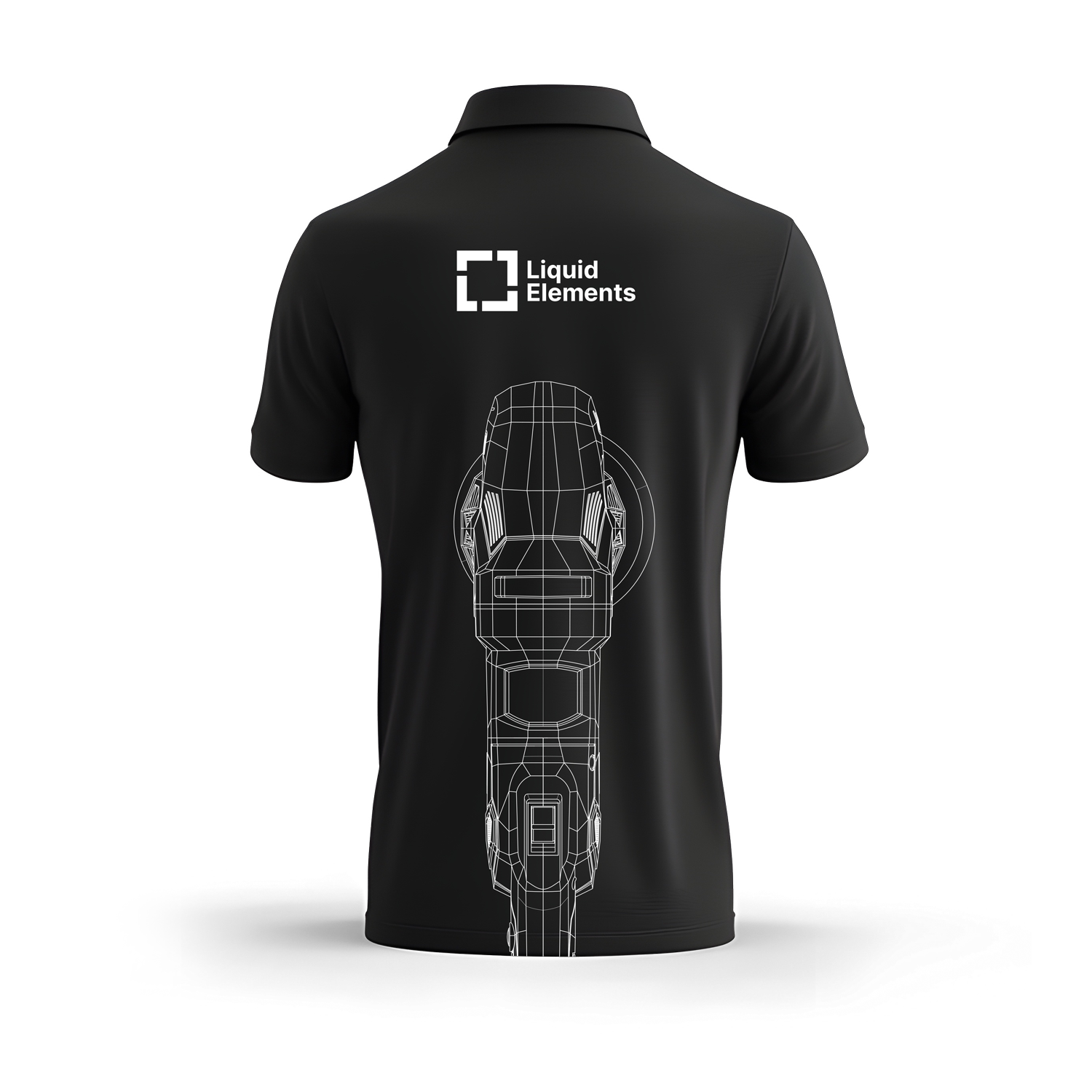 Polo-Shirt "LIQUID ELEMENTS"