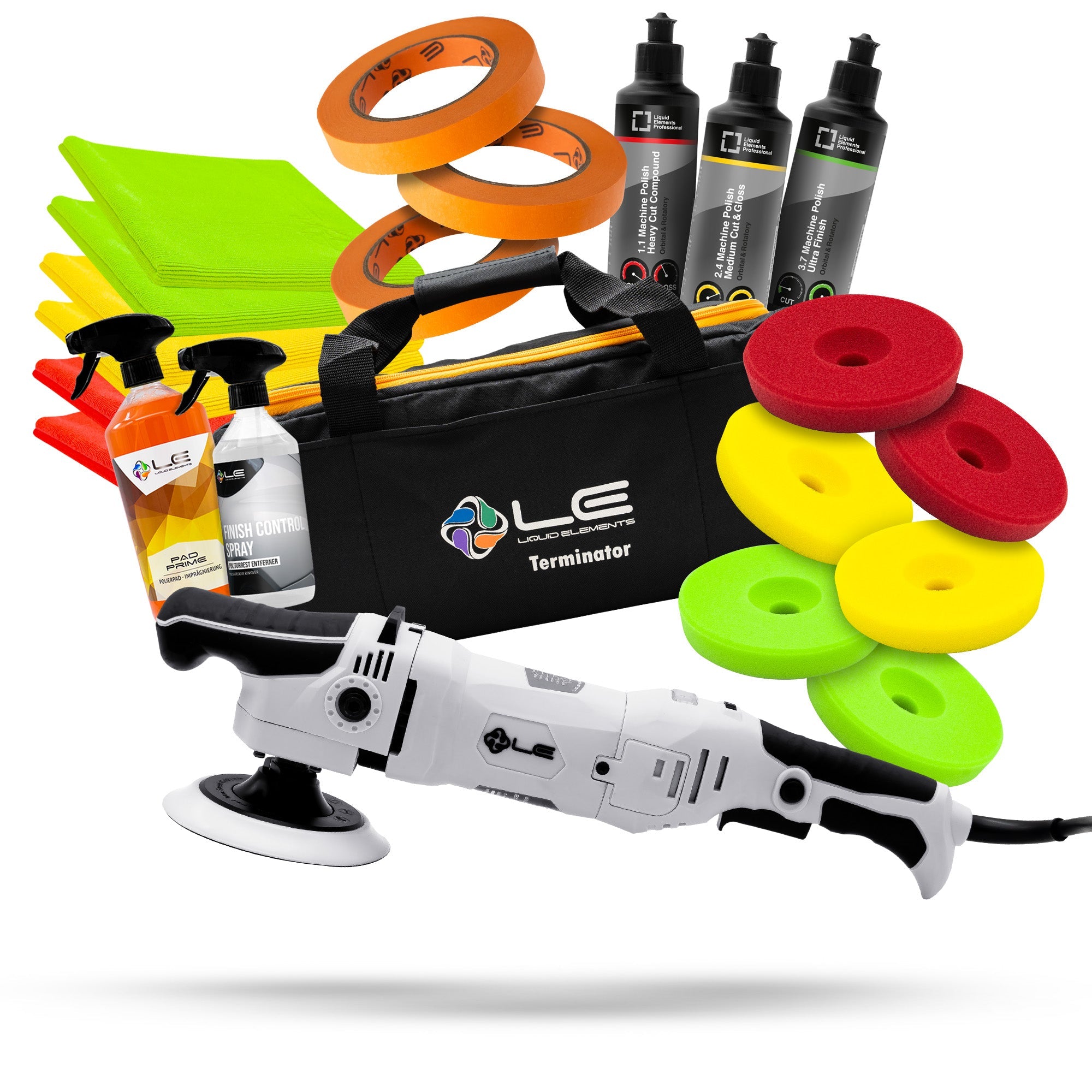 Poliermaschine "Terminator" - Set