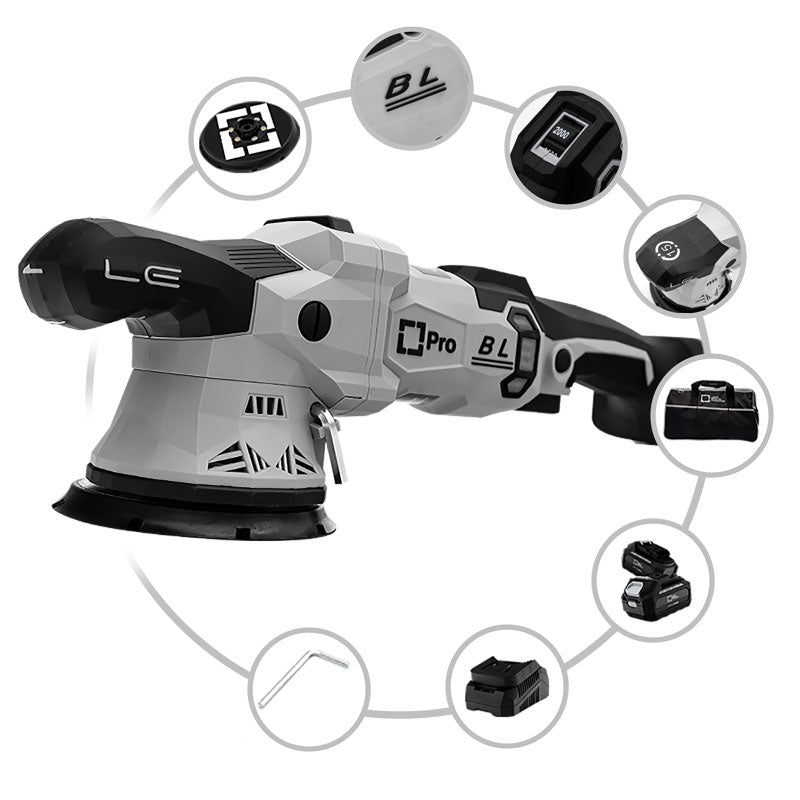 Akku Poliermaschine "A4500 Pro" - 15mm Hub