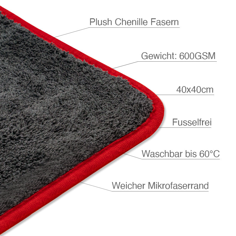 All-purpose microfiber cloth "Waxer" - 600GSM, 40x40cm